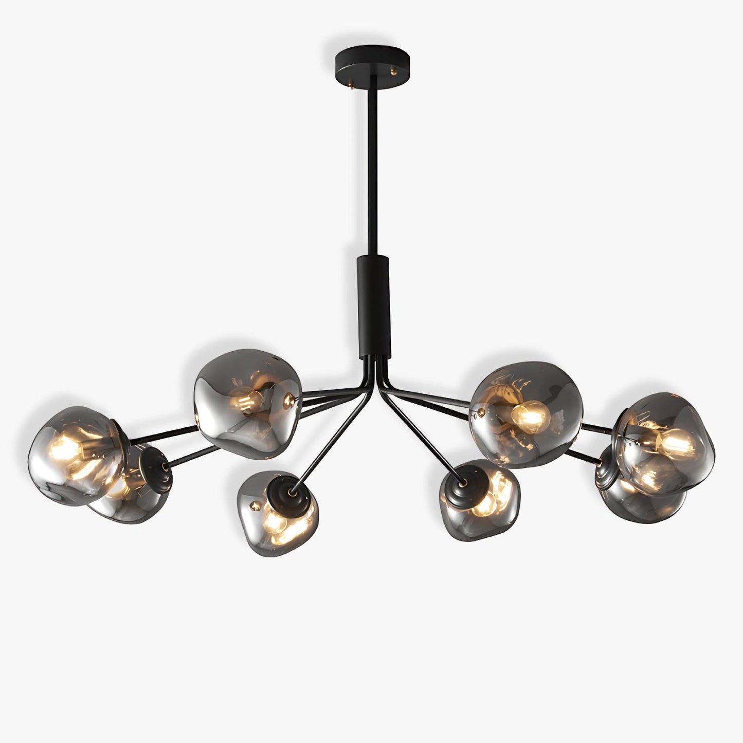 Smoked Glass Chandelier - Nuvé