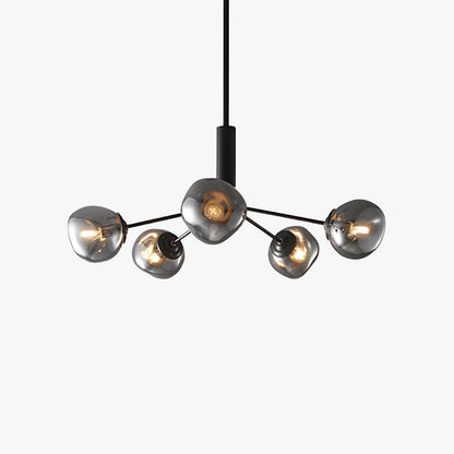 Smoked Glass Chandelier - Nuvé