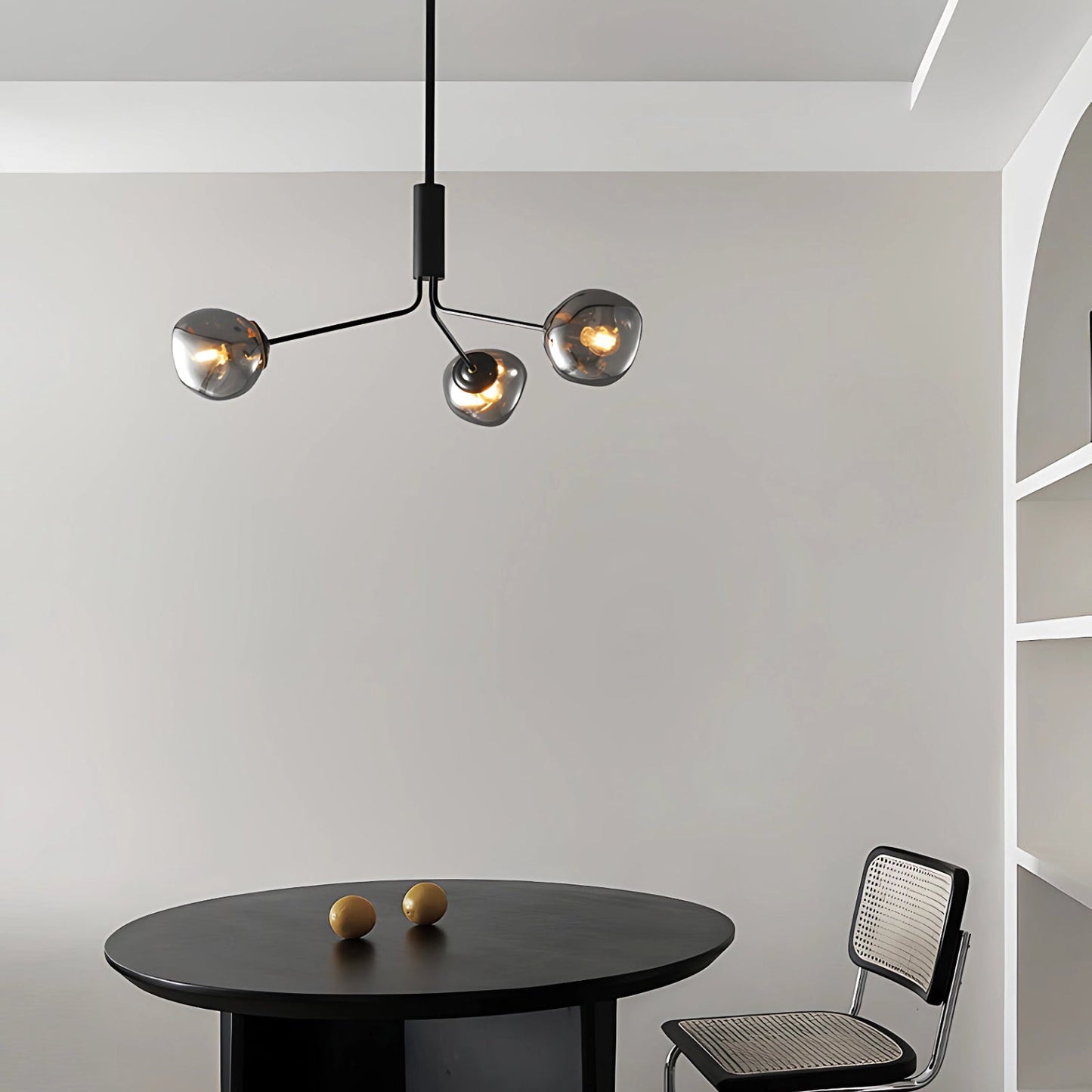 Smoked Glass Chandelier - Nuvé