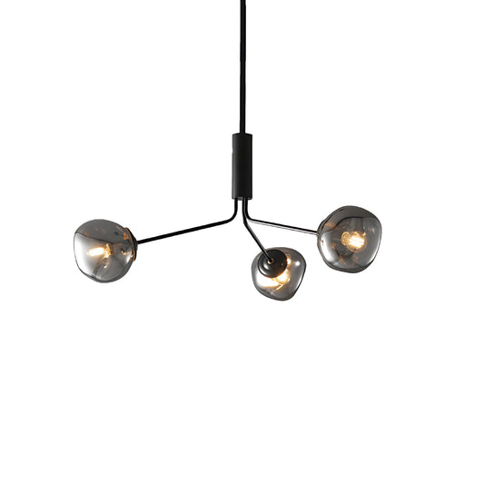 Smoked Glass Chandelier - Nuvé