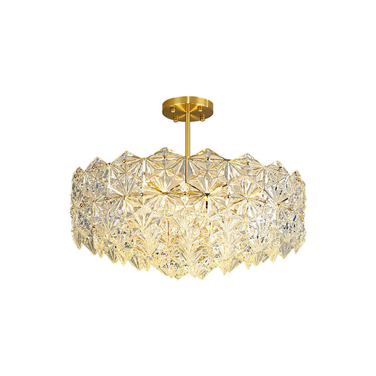 Snowflake Diamond Glass Chandelier - Nuvé
