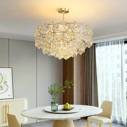 Snowflake Diamond Glass Chandelier - Nuvé