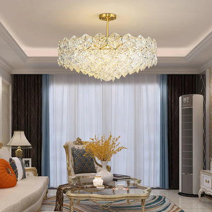 Snowflake Diamond Glass Chandelier - Nuvé