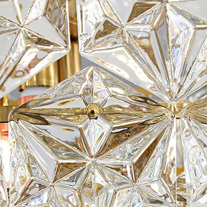 Snowflake Diamond Glass Chandelier - Nuvé