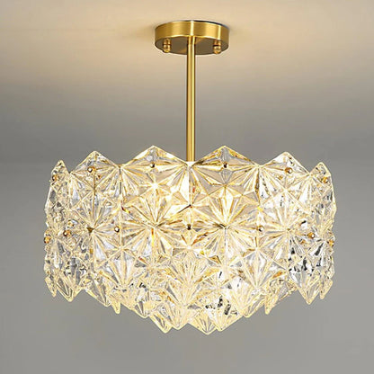 Snowflake Diamond Glass Chandelier - Nuvé