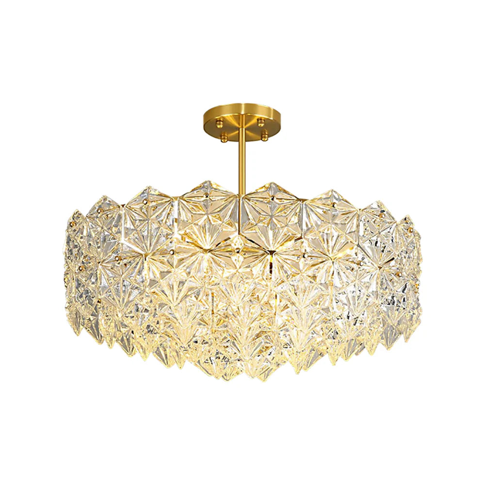Snowflake Diamond Glass Chandelier - Nuvé