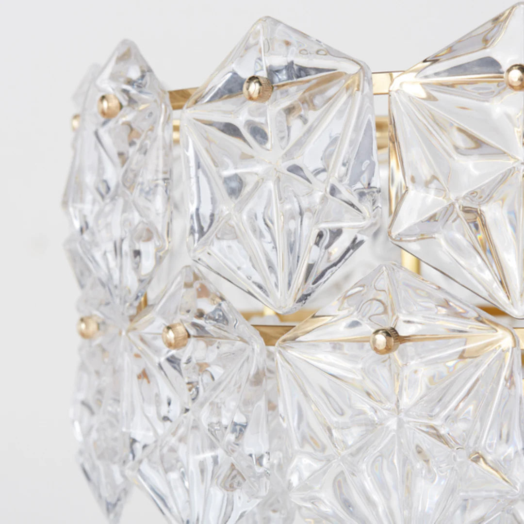 Snowflake Diamond Glass Chandelier - Nuvé