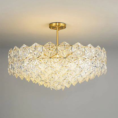 Snowflake Diamond Glass Chandelier - Nuvé