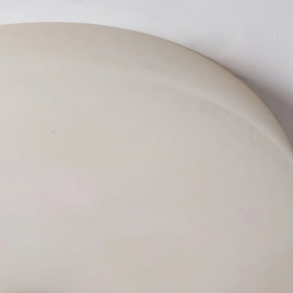 Round Sophie White Alabaster Ceiling Lamp - Nuvé