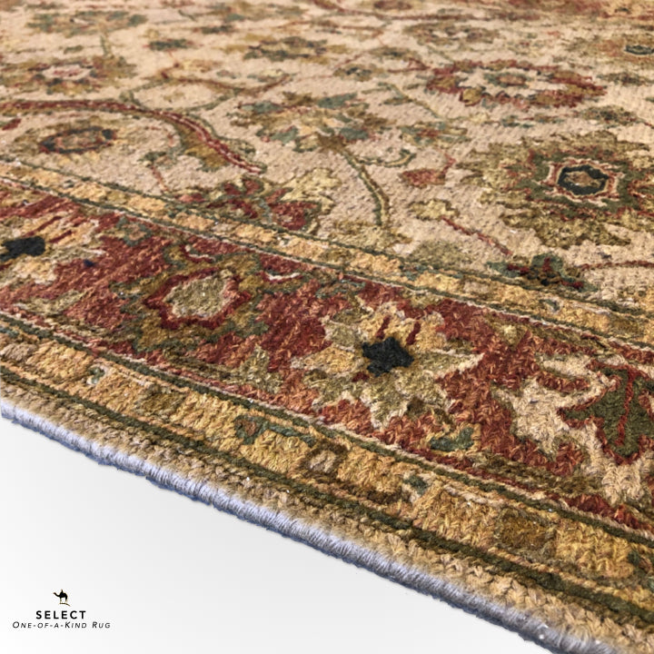 Reversible/2-Sided Soumak Flat Weave (4'x10' Runner) camel/brown