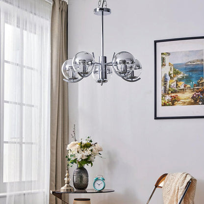 Space Ball Glass Chandelier - Nuvé