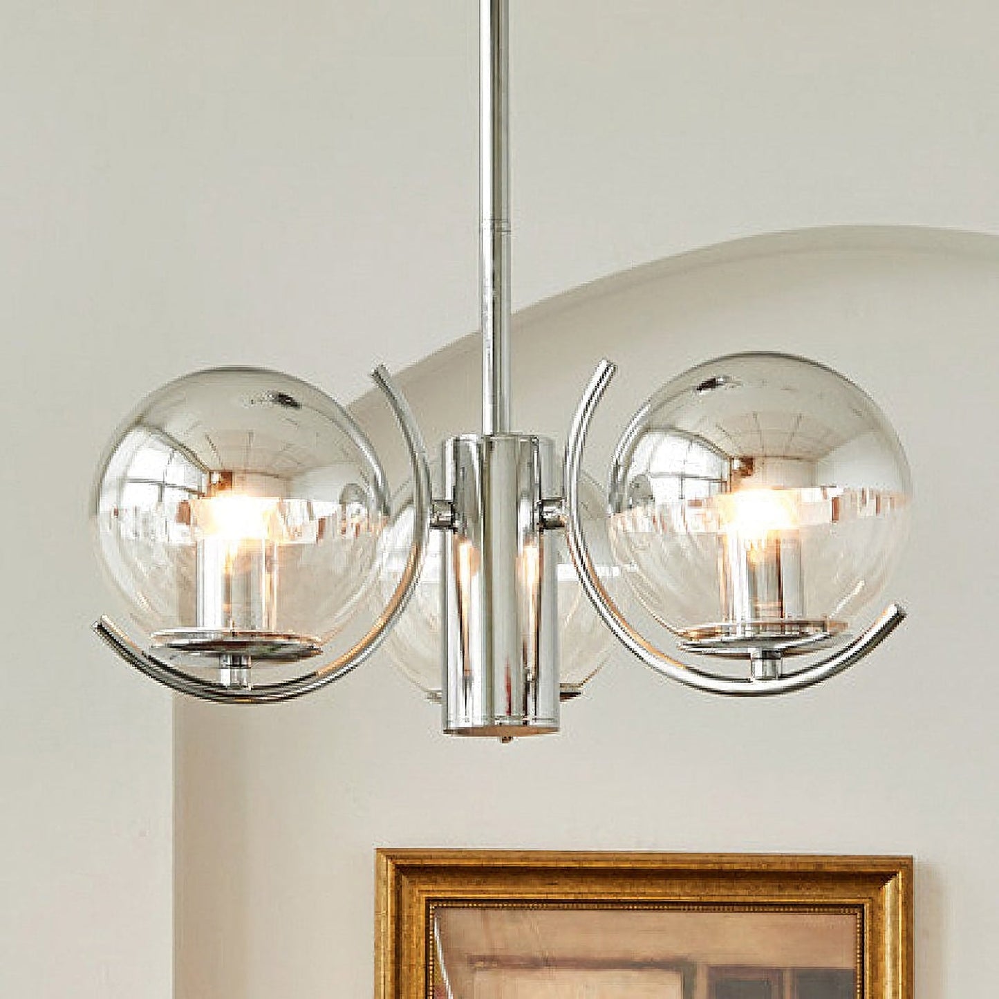 Space Ball Glass Chandelier - Nuvé