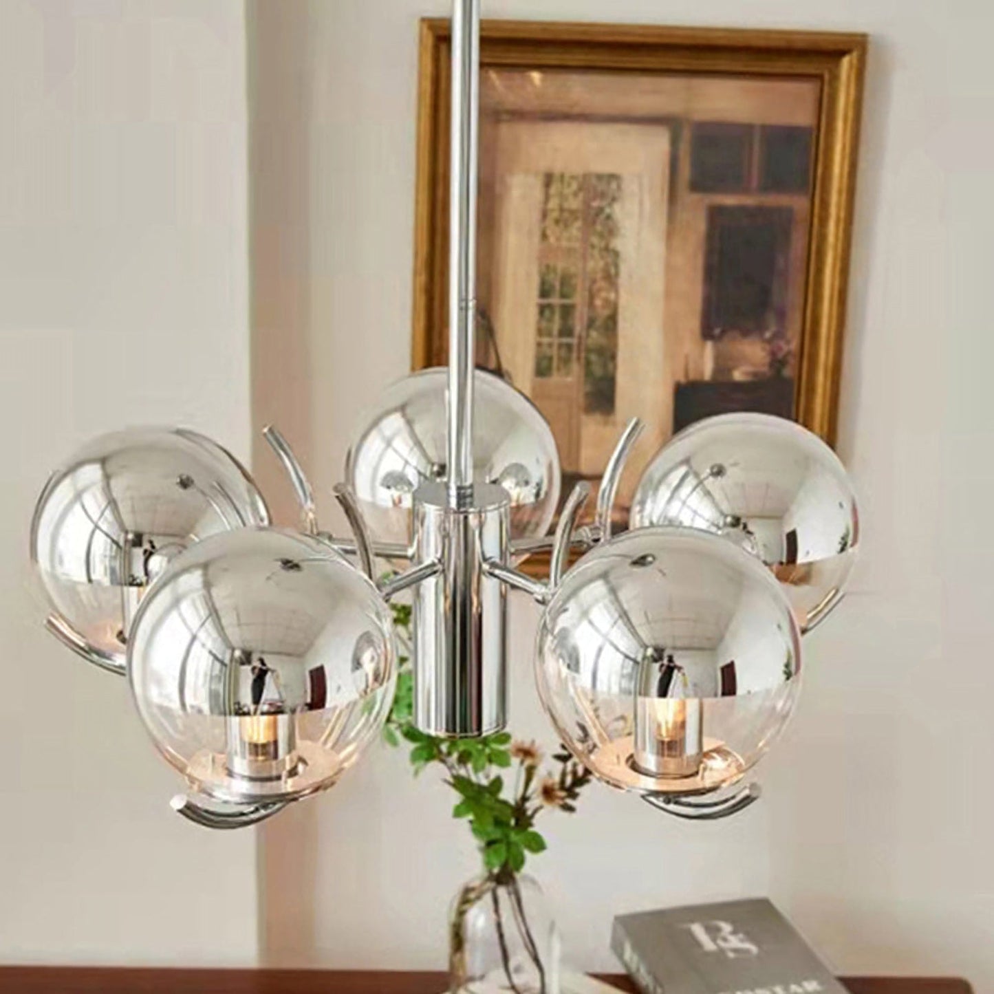 Space Ball Glass Chandelier - Nuvé