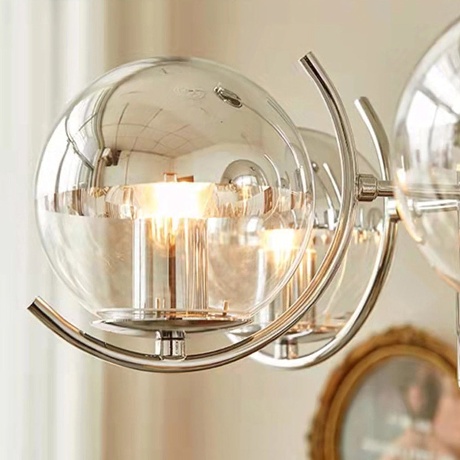 Space Ball Glass Chandelier - Nuvé