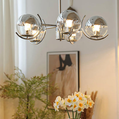 Space Ball Glass Chandelier - Nuvé