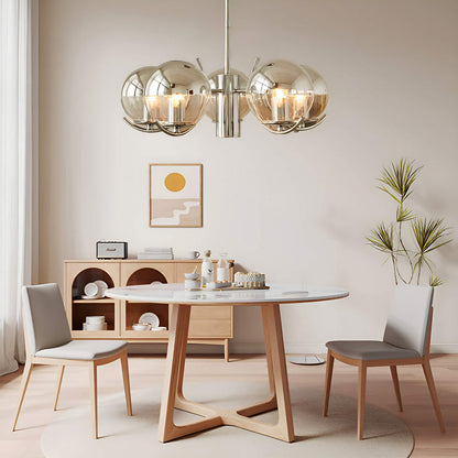 Space Ball Glass Chandelier - Nuvé