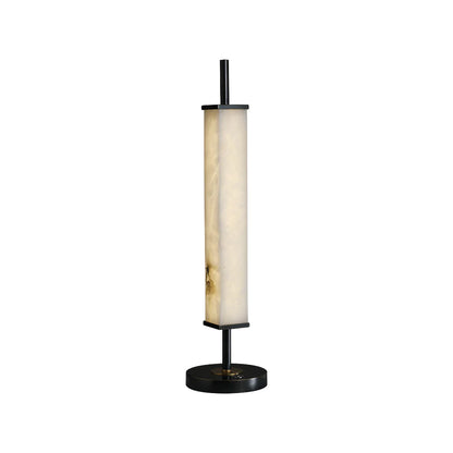 Spere Cuboid Alabaster Table Lamp - Nuvé