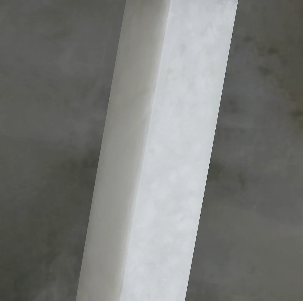Spere Cuboid Alabaster Table Lamp - Nuvé