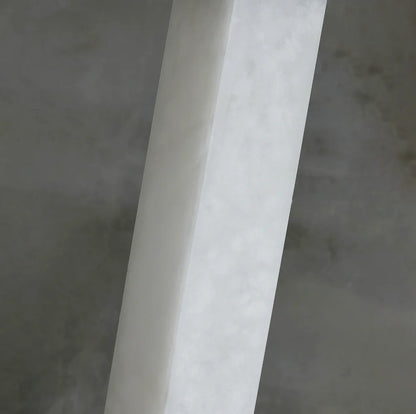 Spere Cuboid Alabaster Table Lamp - Nuvé