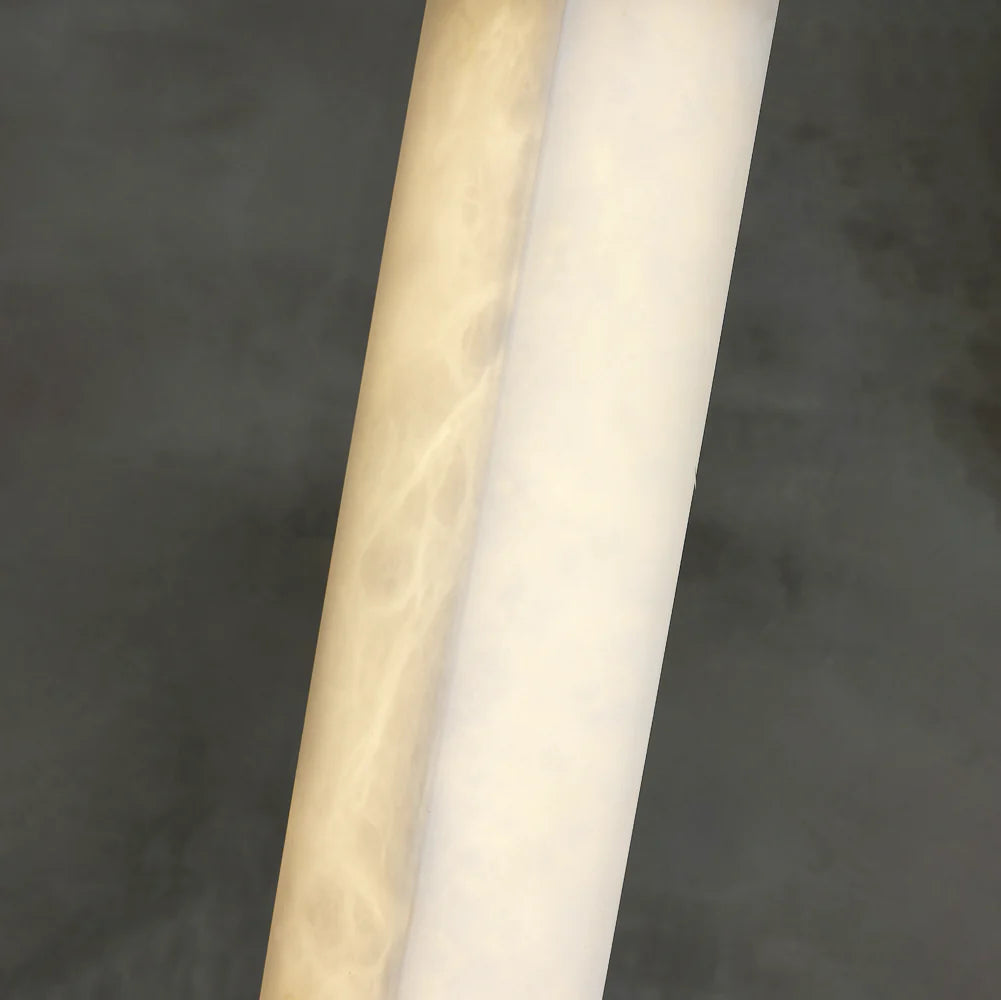 Spere Cuboid Alabaster Table Lamp - Nuvé