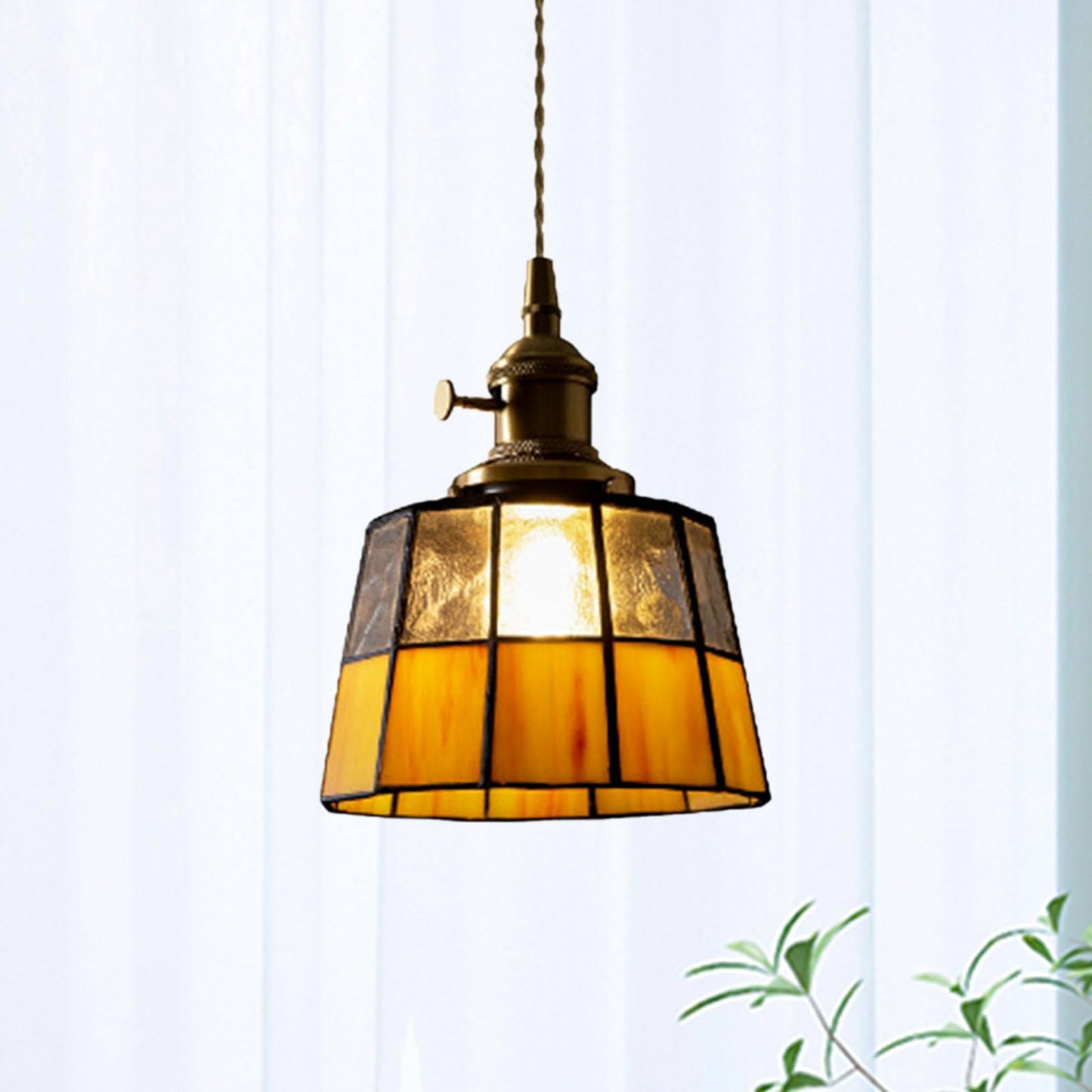 Stained Glass Pendant Light