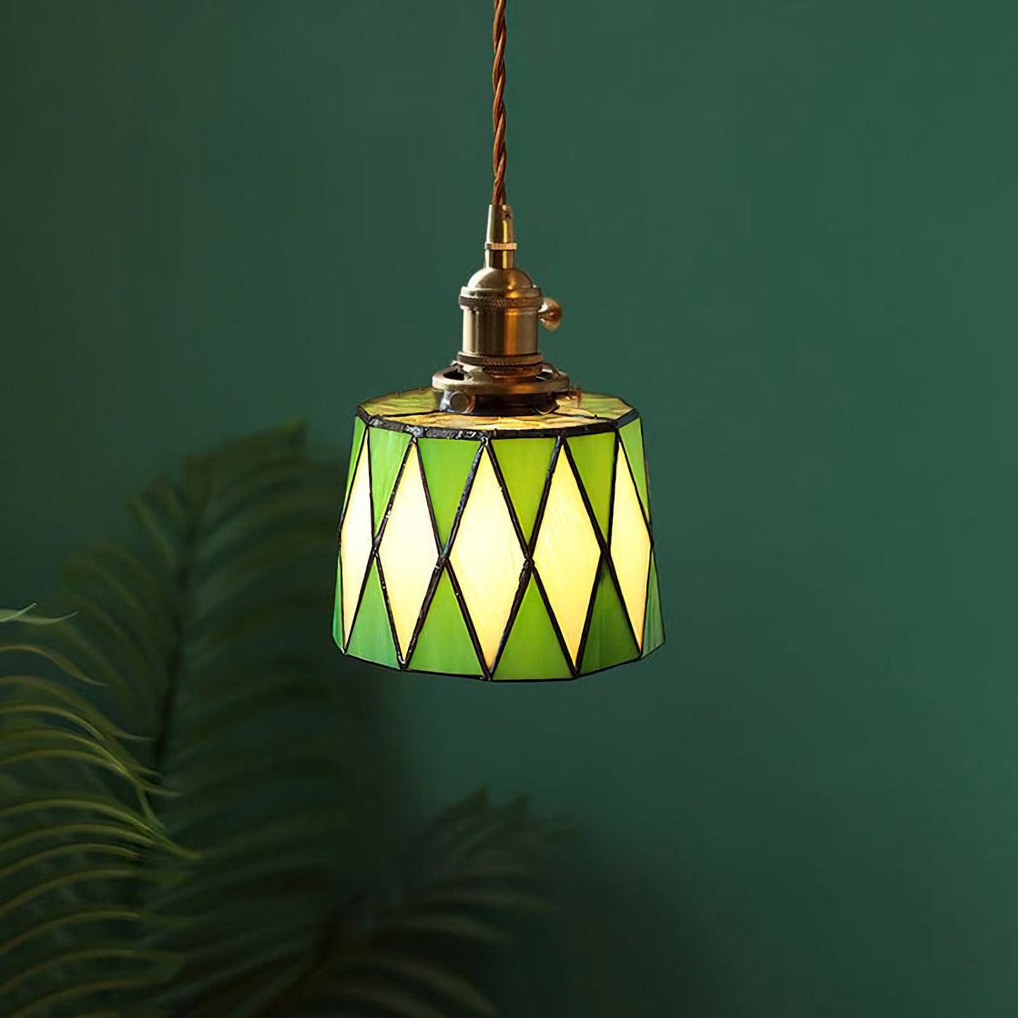 Stained Glass Pendant Light