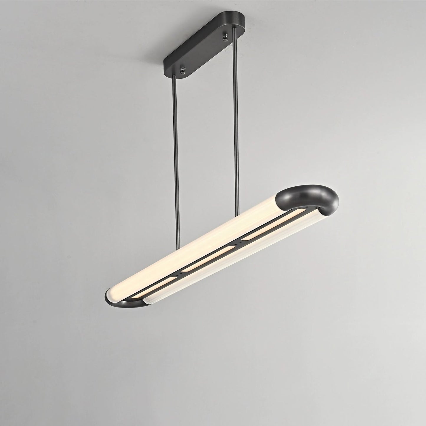 Stainless Steel Long Strip Pendant Light