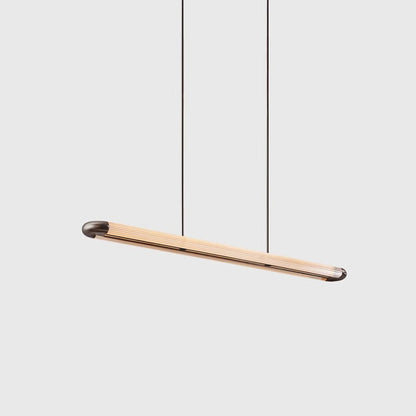 Stainless Steel Long Strip Pendant Light