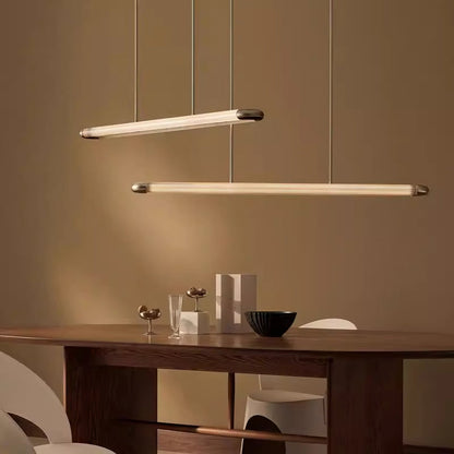Stainless Steel Long Strip Pendant Light