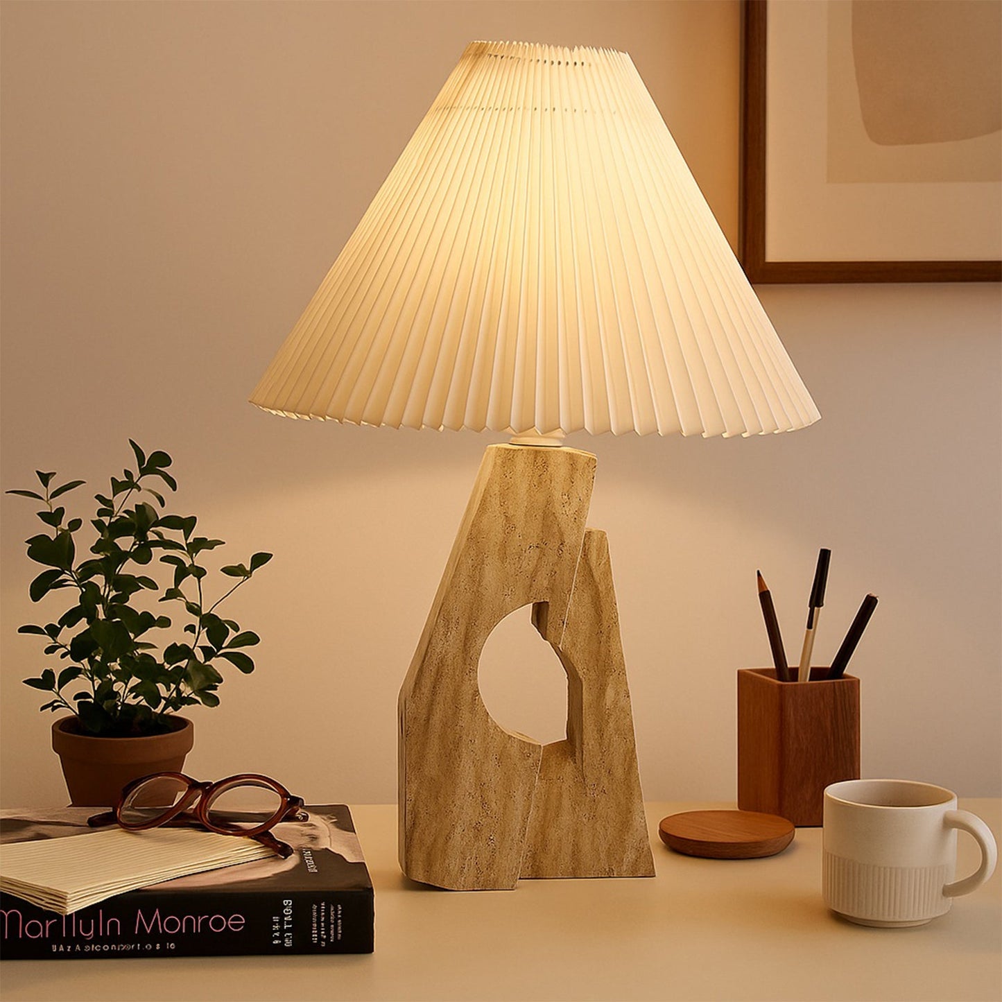 Stone Pillar Table Lamp - Nuvé