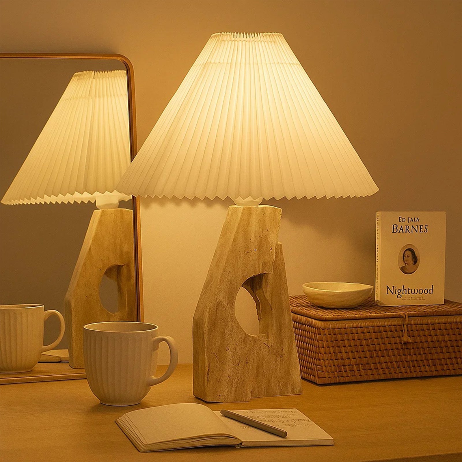 Stone Pillar Table Lamp - Nuvé