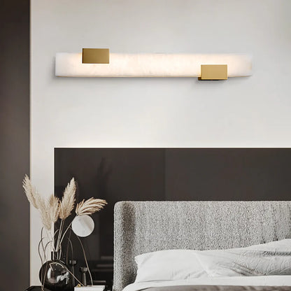 Strip Copper Alabaster Wall Lamp - Nuvé