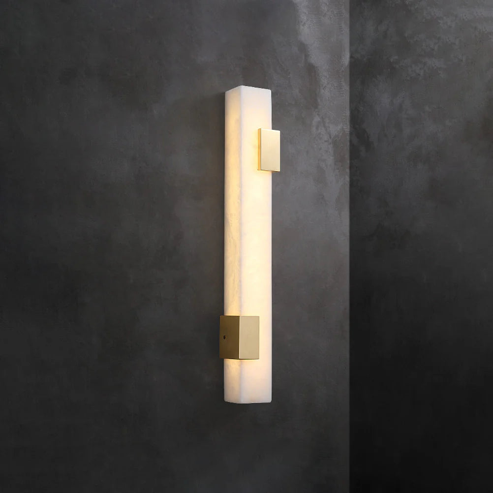 Strip Copper Alabaster Wall Lamp - Nuvé