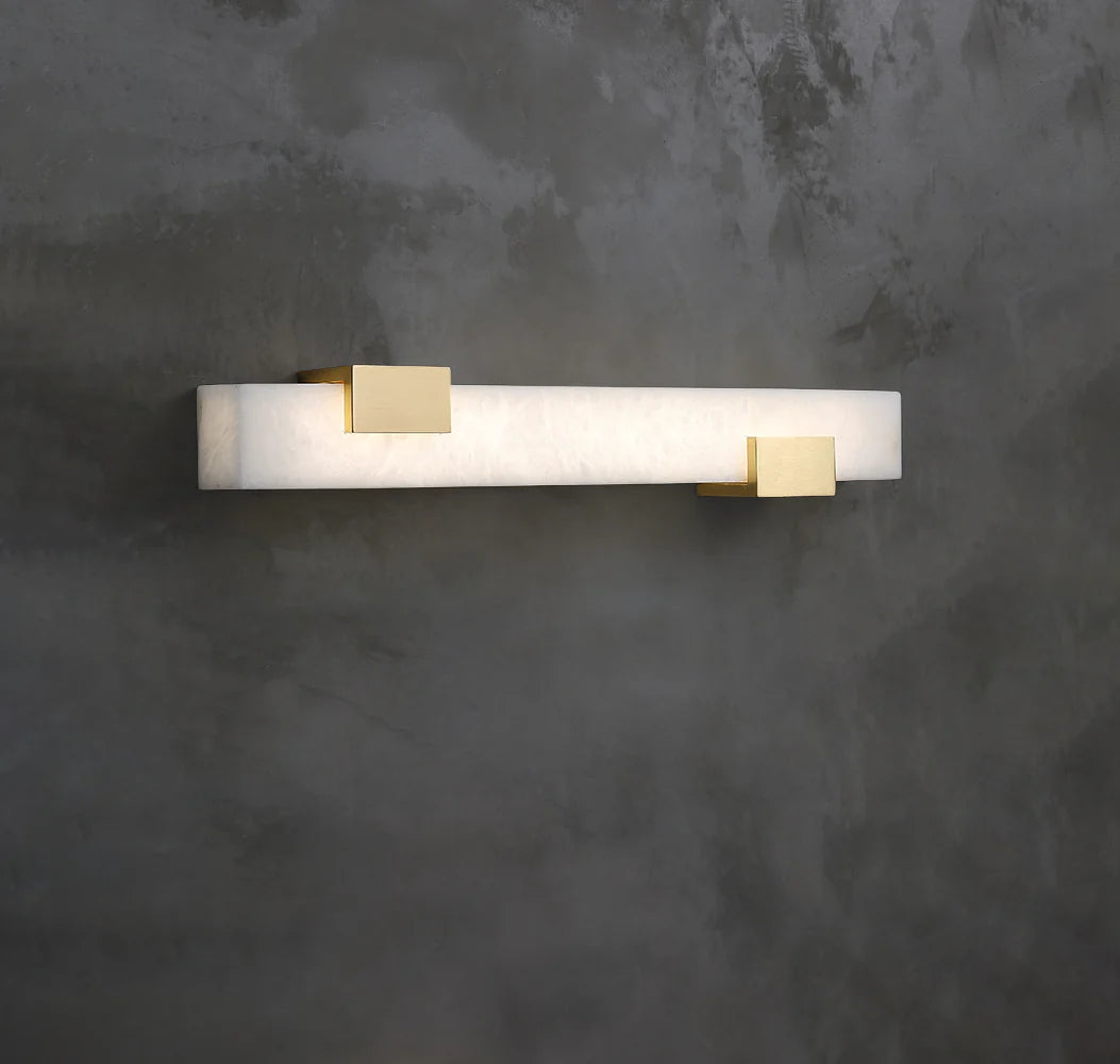 Strip Copper Alabaster Wall Lamp - Nuvé