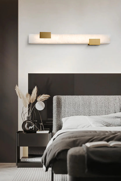 Strip Copper Alabaster Wall Lamp - Nuvé