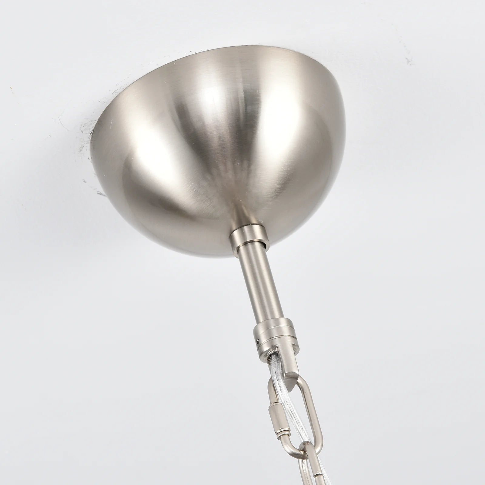 Stunning Murano White Glass Petals Chandelier - Nuvé