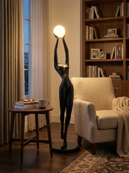 Stursa Sculpture Figure Floor Lamp - Nuvé
