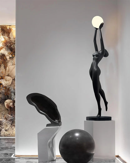 Stursa Sculpture Figure Floor Lamp - Nuvé
