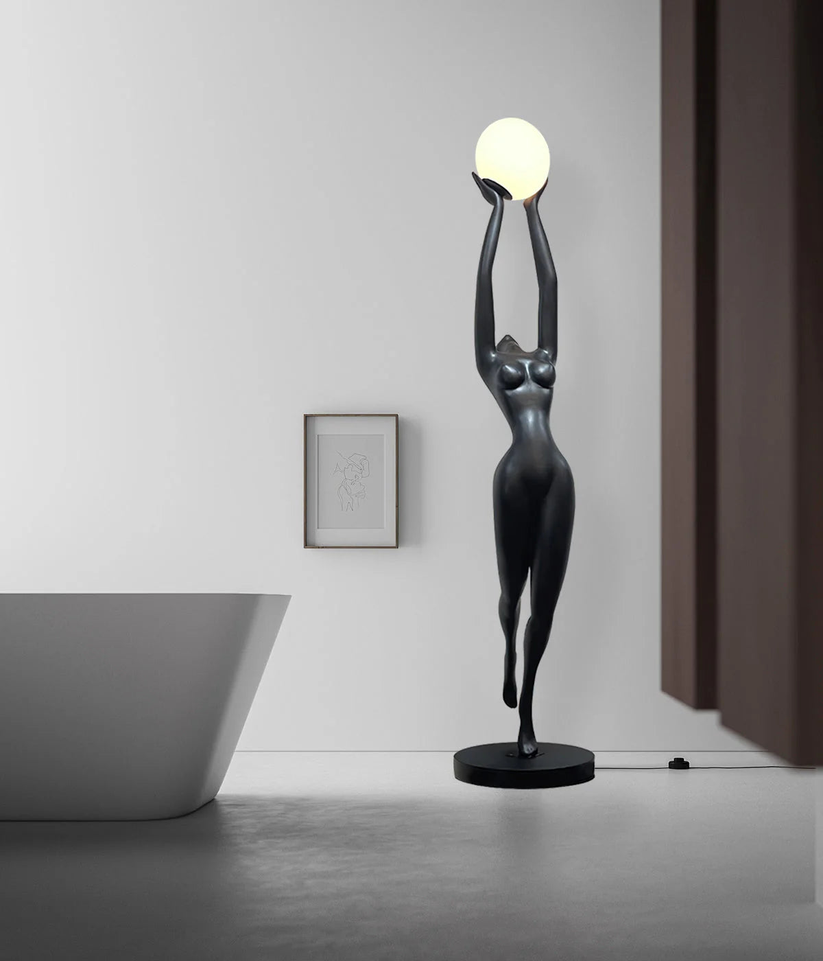 Stursa Sculpture Figure Floor Lamp - Nuvé