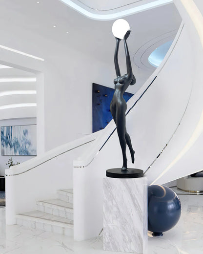 Stursa Sculpture Figure Floor Lamp - Nuvé