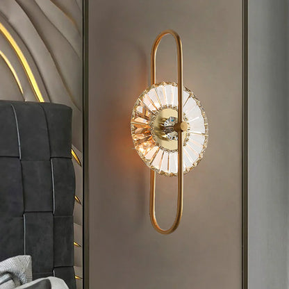 Sunflower Crystal Wall Light - Nuvé