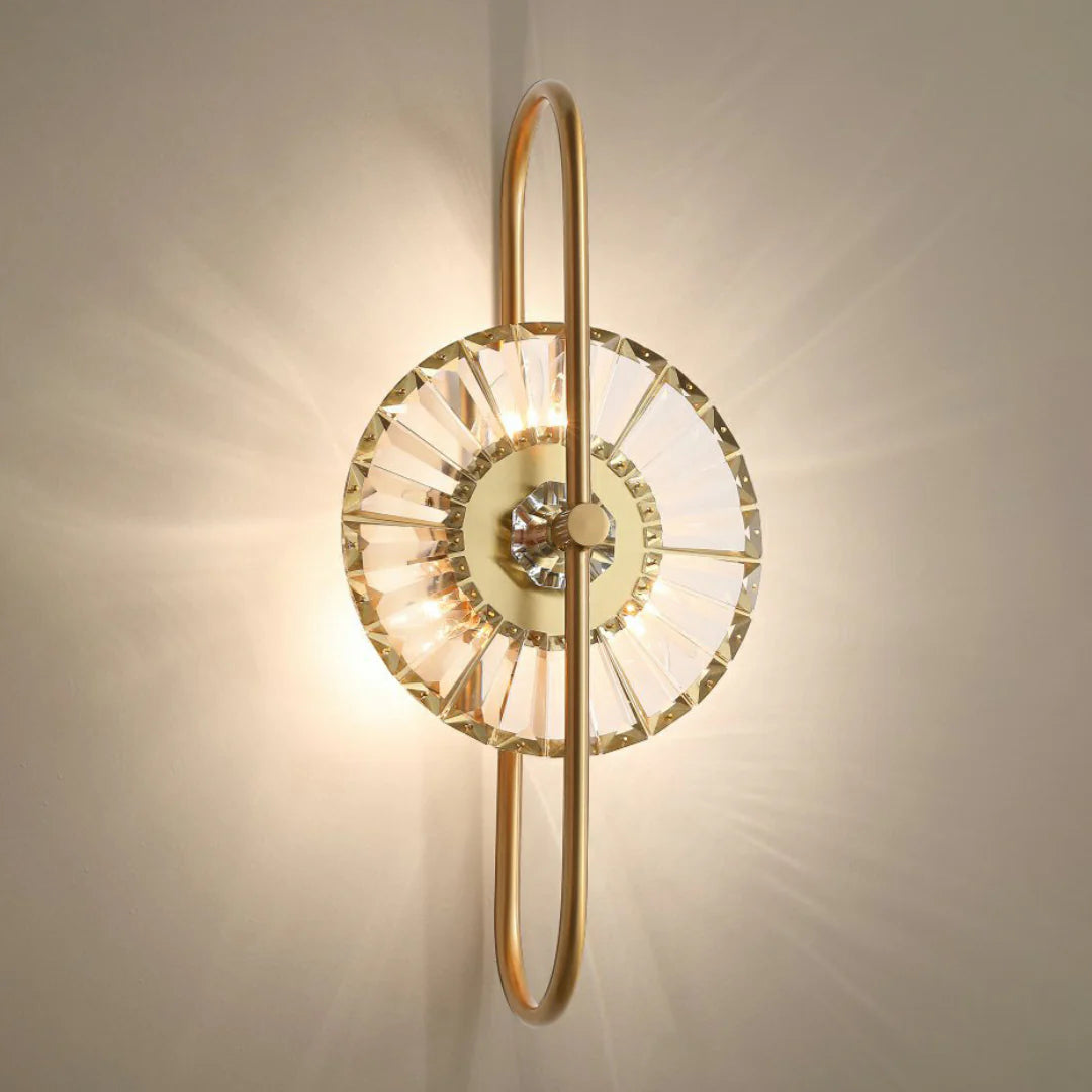 Sunflower Crystal Wall Light - Nuvé