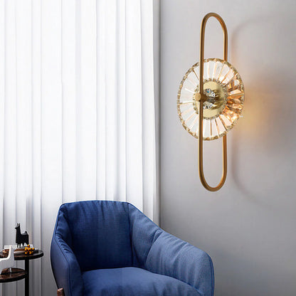 Sunflower Crystal Wall Light - Nuvé