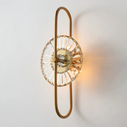 Sunflower Crystal Wall Light - Nuvé