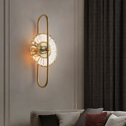 Sunflower Crystal Wall Light - Nuvé