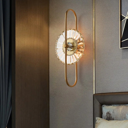 Sunflower Crystal Wall Light - Nuvé