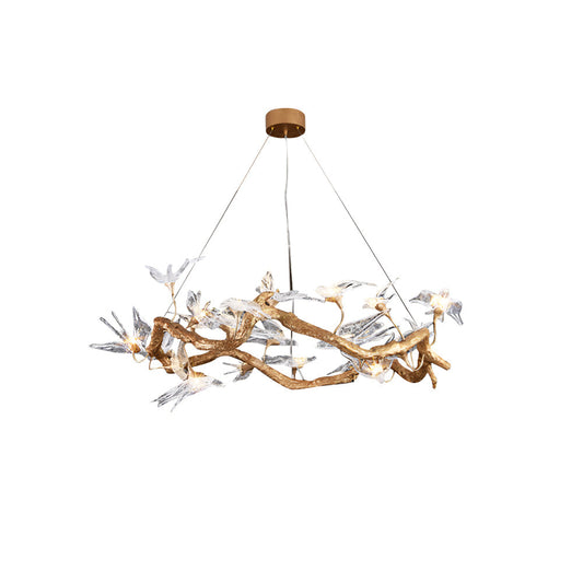Glass Swallow Chandelier - Nuvé
