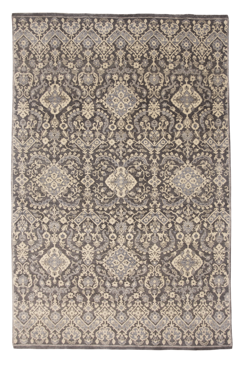 Transitional Design (6x9) dark gray/light blue - Nuvé