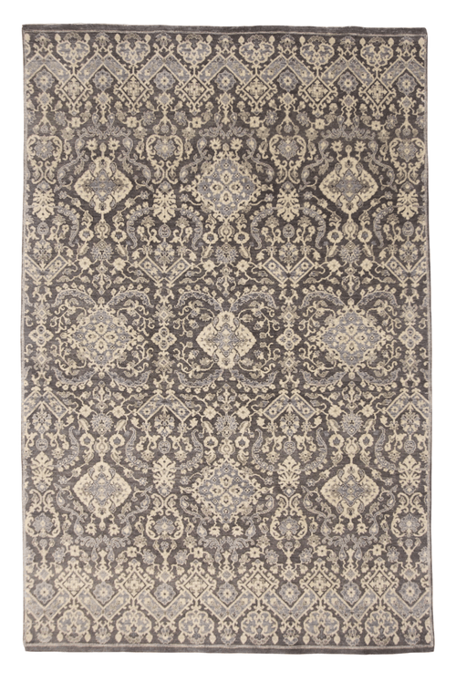 Transitional Design (6x9) dark gray/light blue - Nuvé