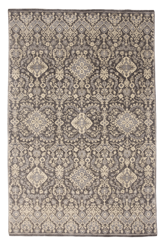 Transitional Design (6x9) dark gray/light blue - Nuvé